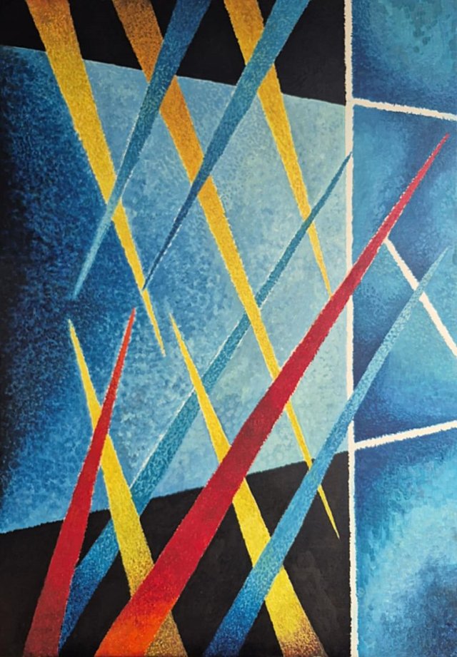 duży obraz do salonu abstrakcja olej na plótnie