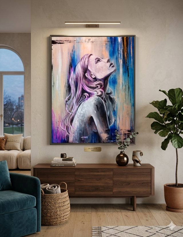 Dialog z wszechświatem 80x60 cm