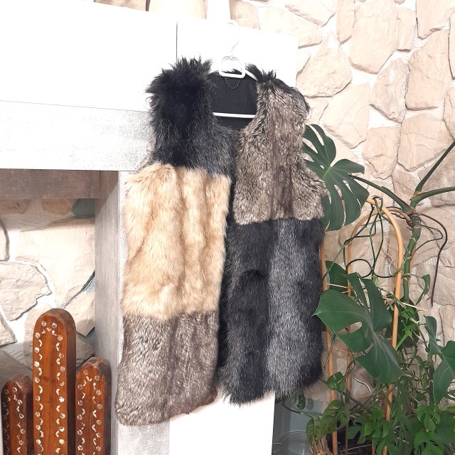 Kamizelka futrzana S