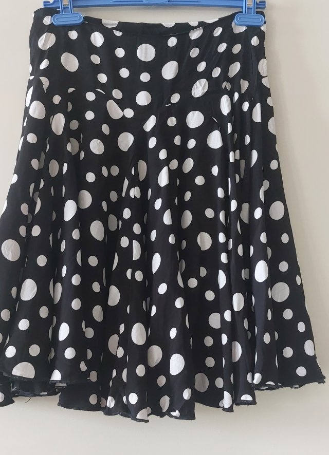 M&Co spódnica w kropki midi  36 wiskoza