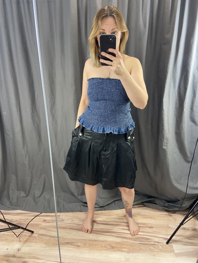 zara bluzka ściągacz