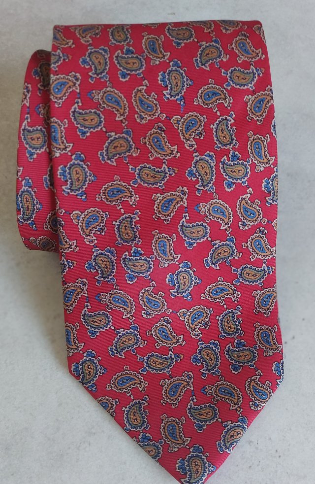 Jedwabny krawat vintage