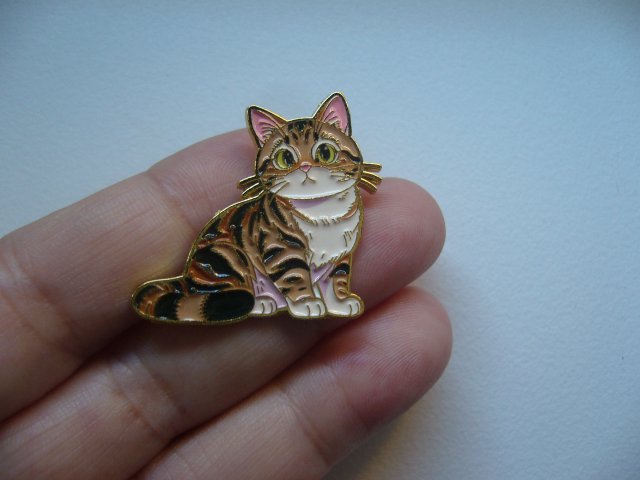 PIN PRZYPINKA BROSZKA KOT KOTEK