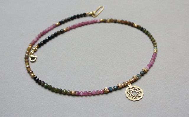 Turmaliny /choker/ vol. 52 naszyjnik /28.03.26/- Szlachetna kolekcja