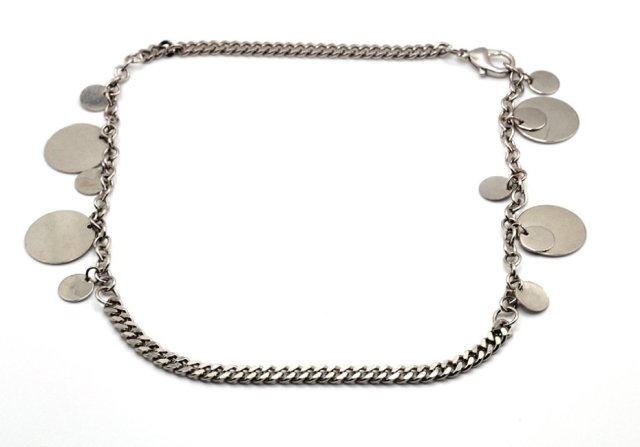 Łańcuszek z blaszkami może naszyjnik może bransoletka
