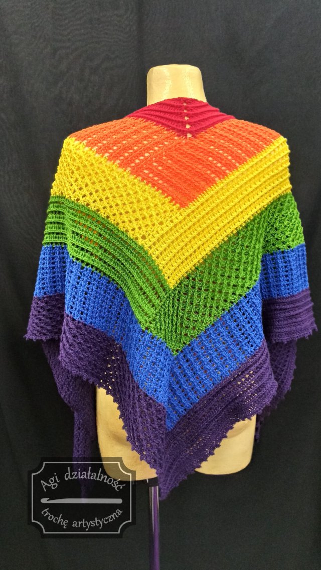 Chusta GeomeTrial bawełna