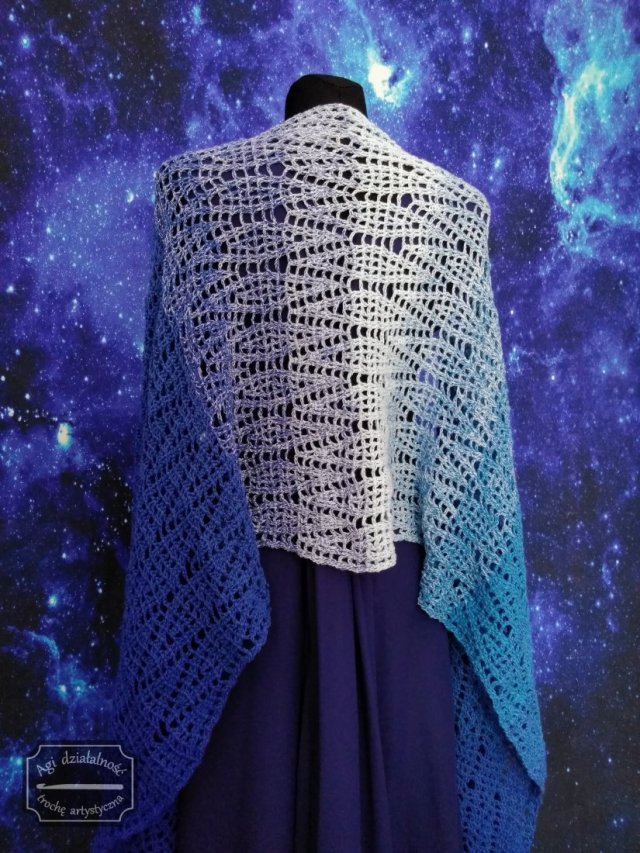 Szal Neptun bawełna