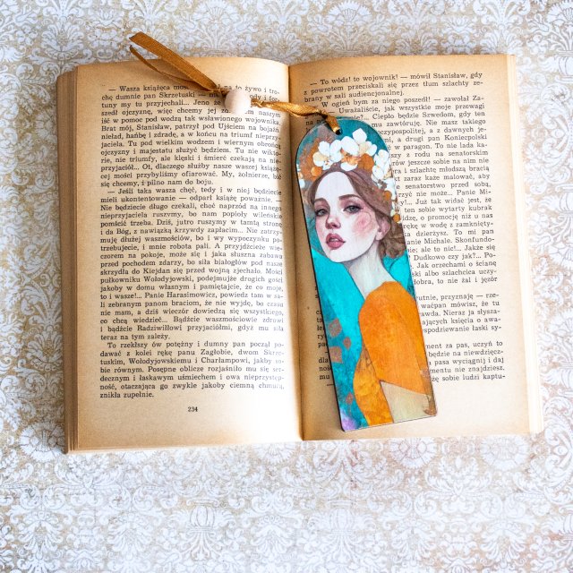 Zakładka do książki - Rozważna czy romantyczna nr 1