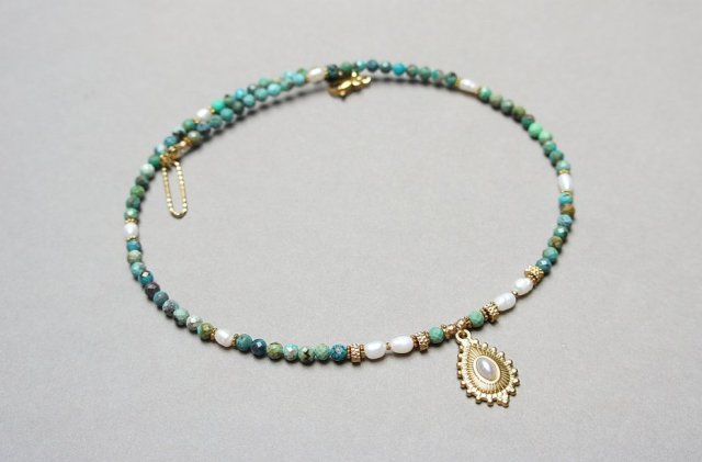 Turkus vol. 45 /choker/ naszyjnik 18.02.26 - Szlachetna kolekcja