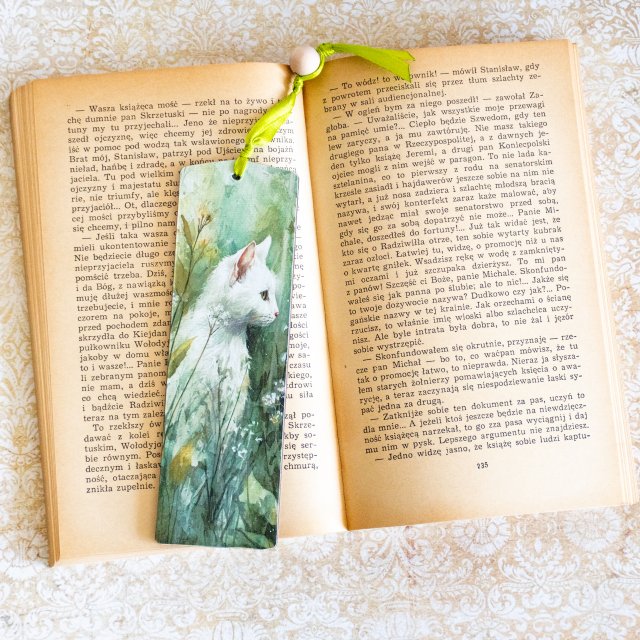 Zakładka do książki - Kot i myszka