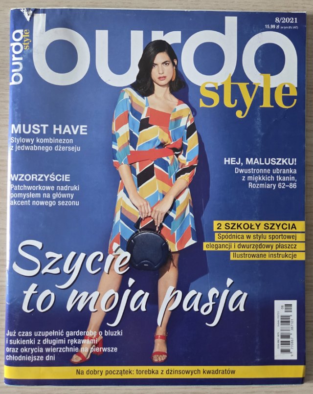 Czasopismo Burda Style 8/2021