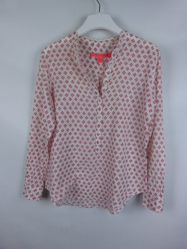 MANGO Basic cienka bawełniana koszulowa bluzka / S