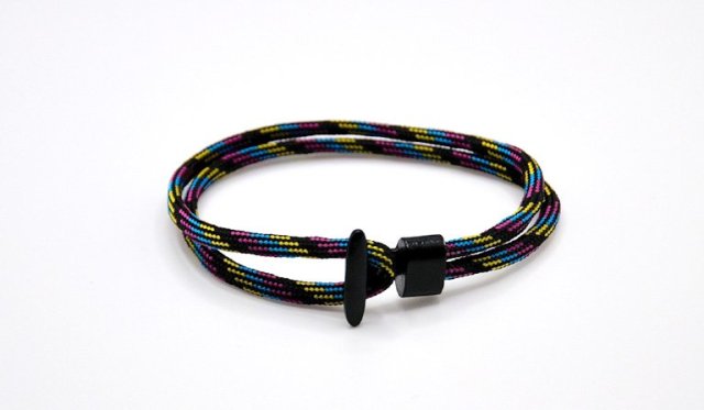 Bransoleta sznurek marynarska linka unisex granat