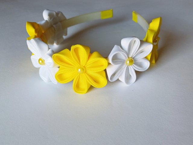 Opaska do włosów z kwiatami