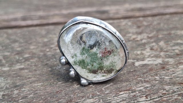 Mech w lodzie  - pierścionek regulowany