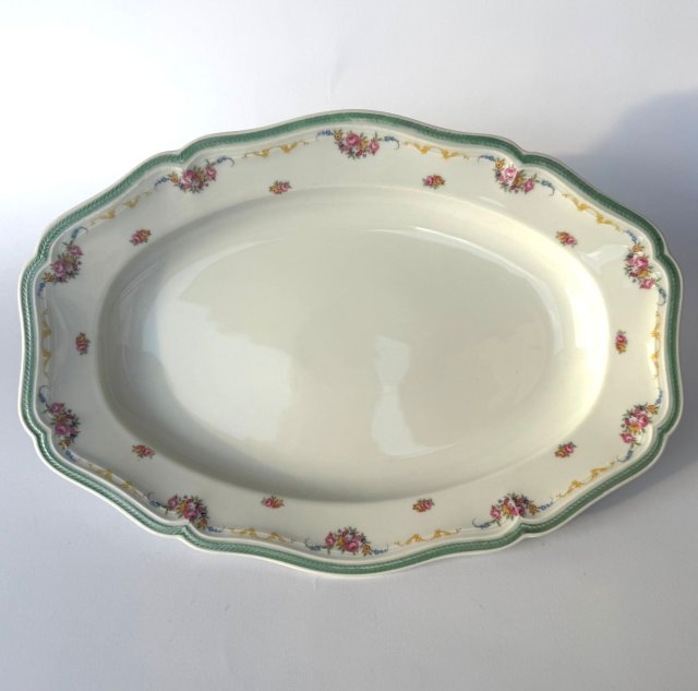 Półmisek Rosenthal Chippendale 1942 r. Kość Słoniowa Floral Antyk Wojenny