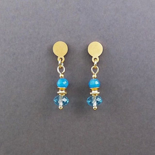 Kolczyki mini z kryształkami Swarovskiego