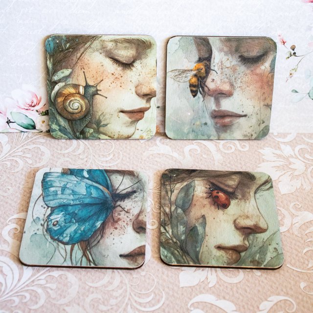 Komplet 4 podkładek - Odrobina magii