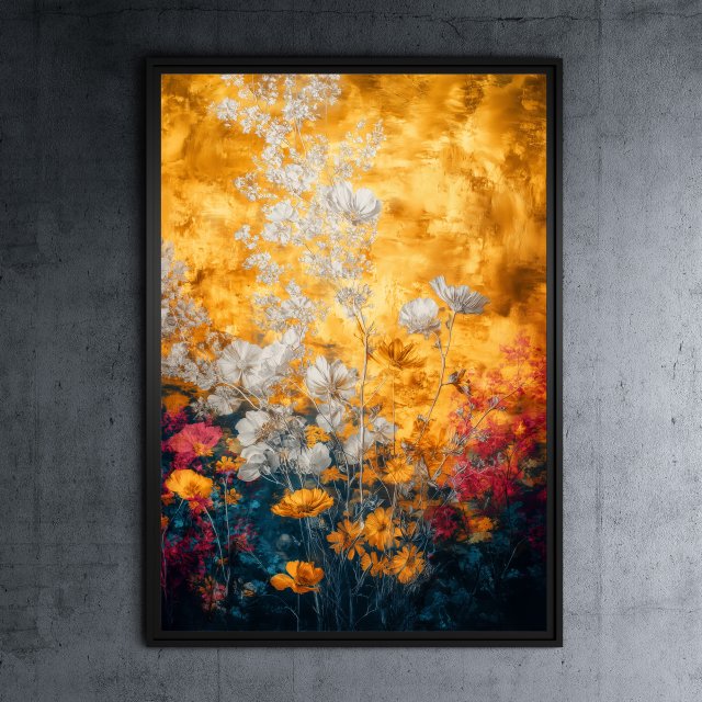 Jesienny poranek - grafika na plakacie na A3