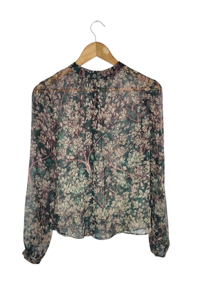 MAGASIN bluzka mgiełka kwiaty 34 XS