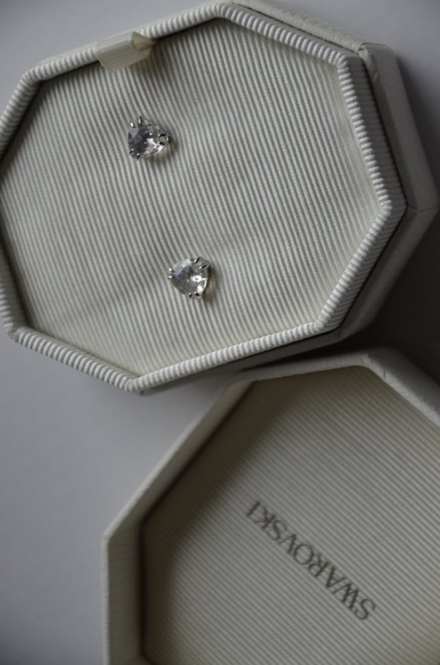 nowe kolczyki Swarovski sztyfty kryształy