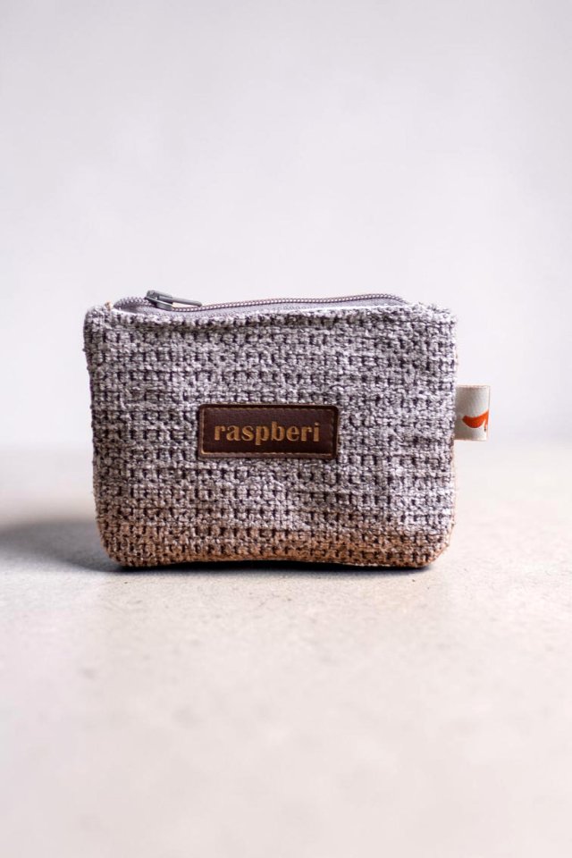 Etui na klucze portfelik z plecionki