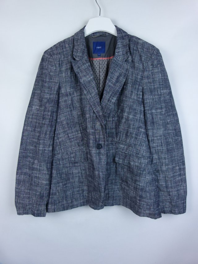 Next lniany żakiet len bawełna 20 / 48