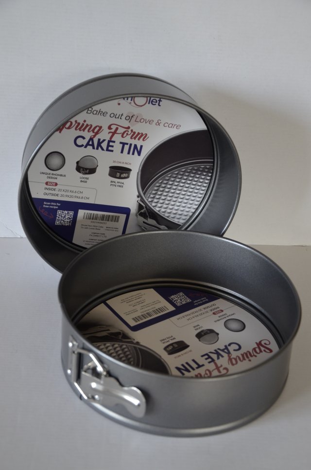 2 nowe blaszki tortownice formy do pieczenia