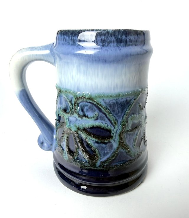 Kufel Fat Lava Strehla Keramik NRD lata 60-70 kubek vintage retro design