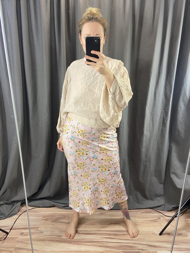 KA:NT satynowa spódnica