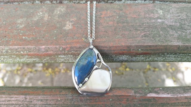 Krzemień pasiasty - wisiorek