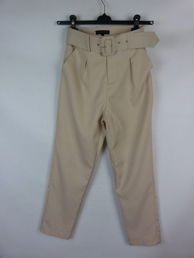 Love & Other Things eleganckie spodnie z paskiem / XS