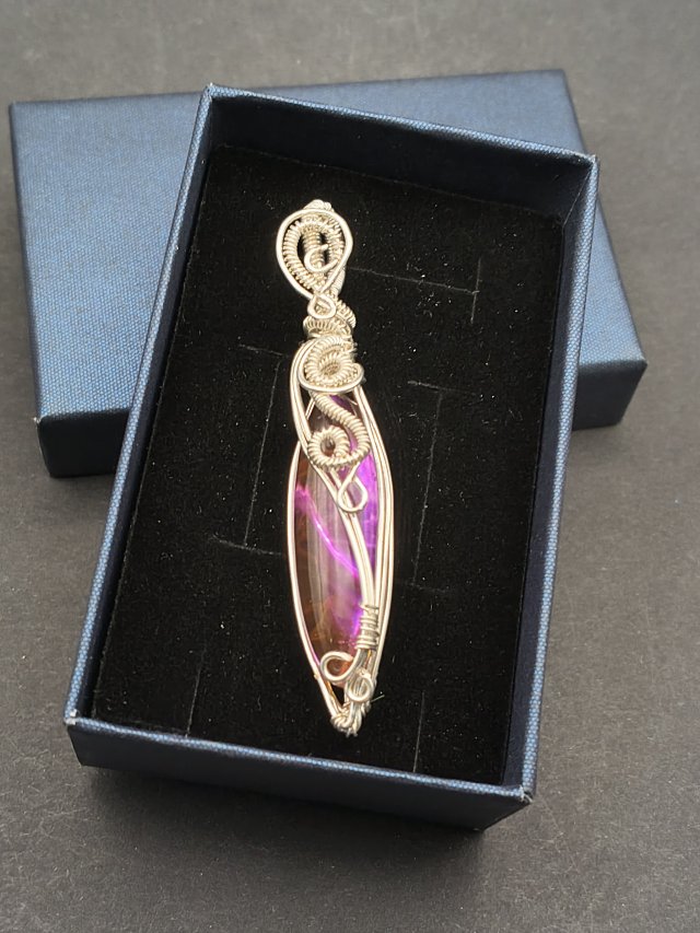 Posrebrzany wisiorek