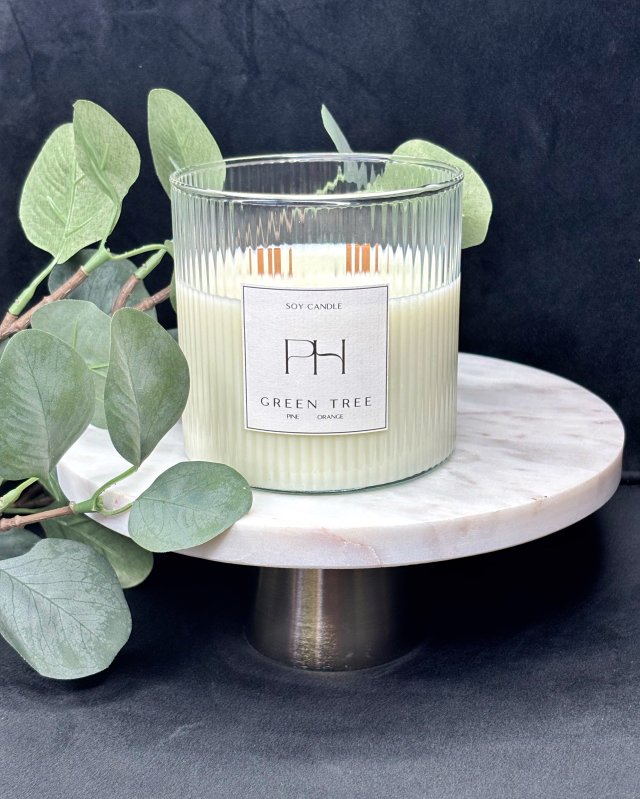 Świeca sojowa "GREEN TREE"