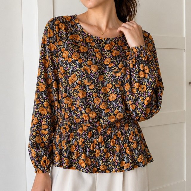 Jacqueline de Yong bluzka w kwiaty (Vw)