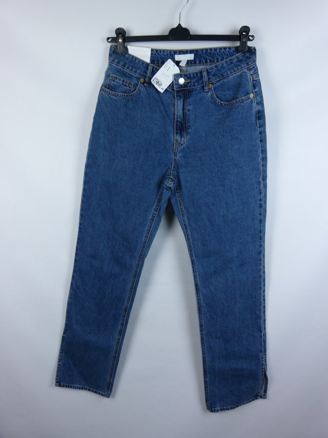 H&M straight jeans high waist z metką 14 / 42