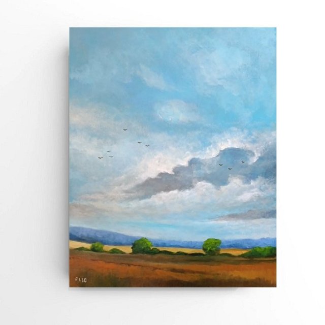 W samo południe-obraz akrylowy