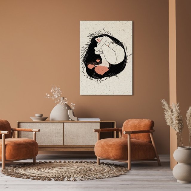 OBRAZ NA PŁÓTNIE 50x70cm Kobieta 0617