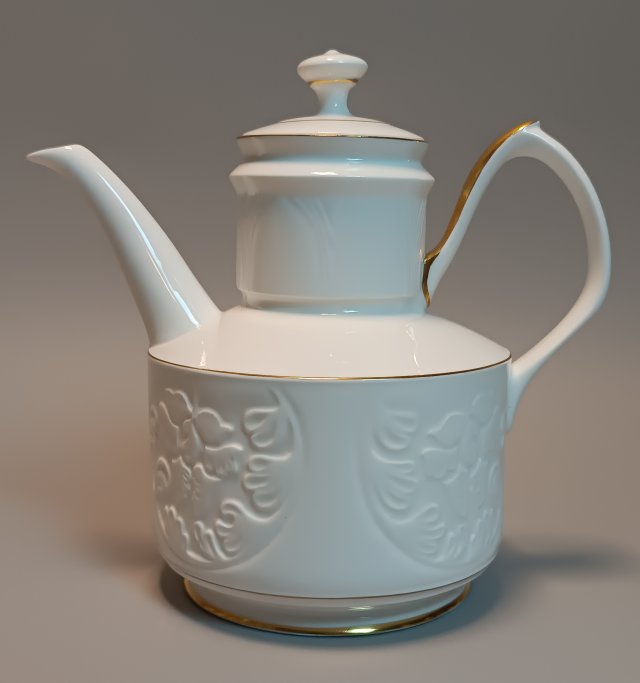 Arystokracja Bieli – Dzbanek Staffordshire Crown Porcelain