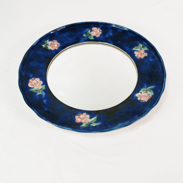 Ceramiczne lustro ścienne, Hindelanger- Keramik, Niemcy, lata 60.