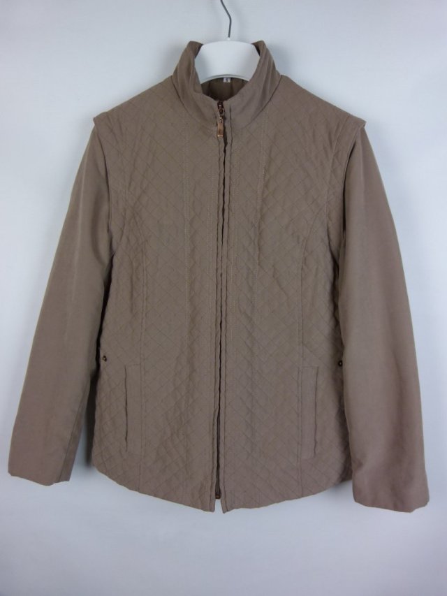 Klass collection cienka zamszowa kurtka 2w1 bezrękawnik / S