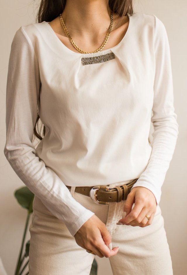 Biała bluzka XS