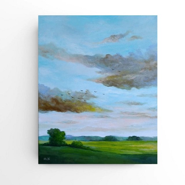Wiosenny poranek -obraz akrylowy formatu 50/40 cm
