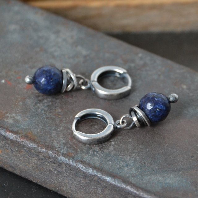 Kolczyki z lapis lazuli