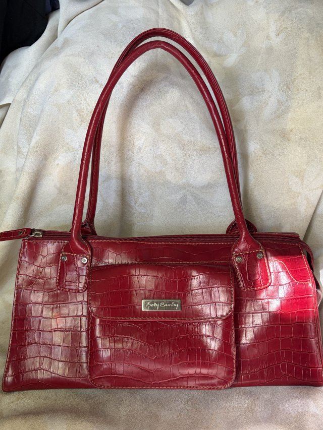 Betty Barclay Accessories efektowna oryginalna torebka do ręki piękny kolor ciekawa forma