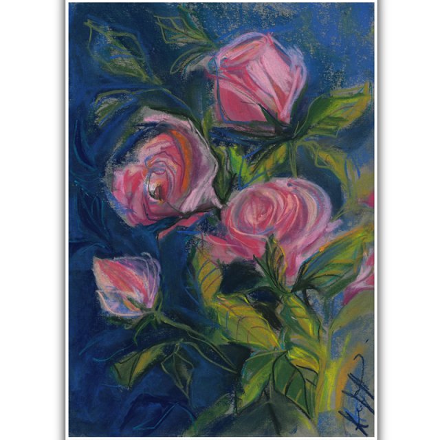 Róże. Sucha pastel