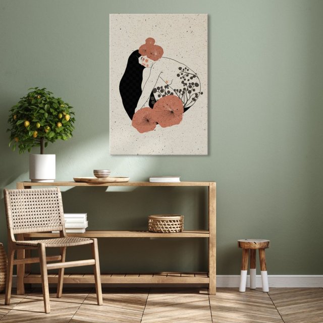 OBRAZ NA PŁÓTNIE 50x70cm Kobieca harmonia 0618