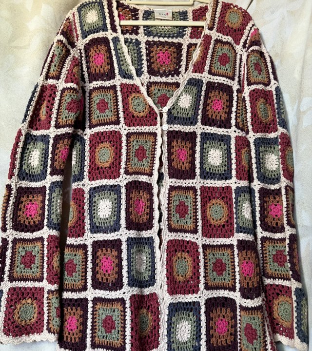 NEXT 100% cotton vintage - dawniejsza edycja ręcznie robiony kardigan sweter