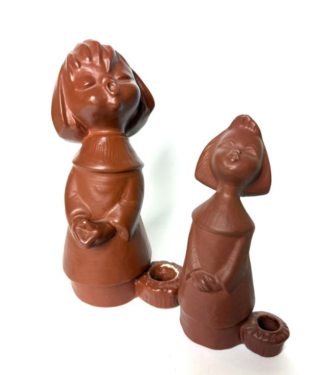 Figurki Goebel świeczniki ceramika Vintage dziewczynki Aniołki retro home