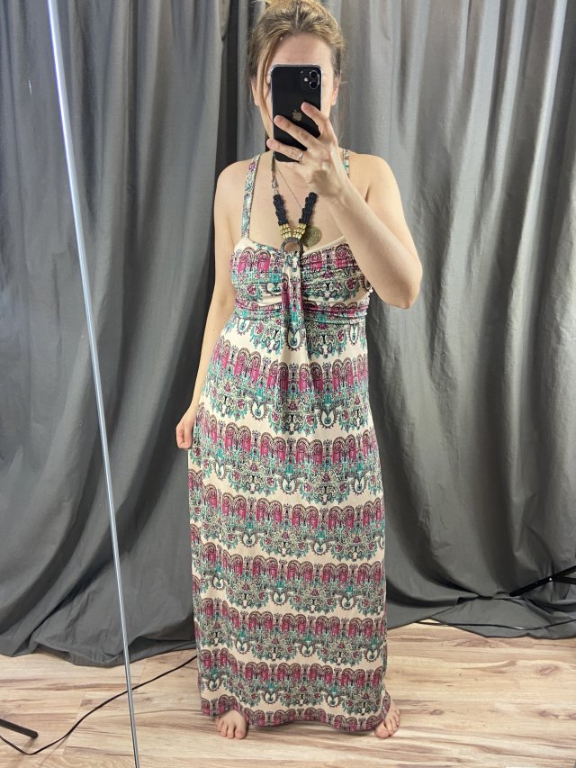 long etno dress